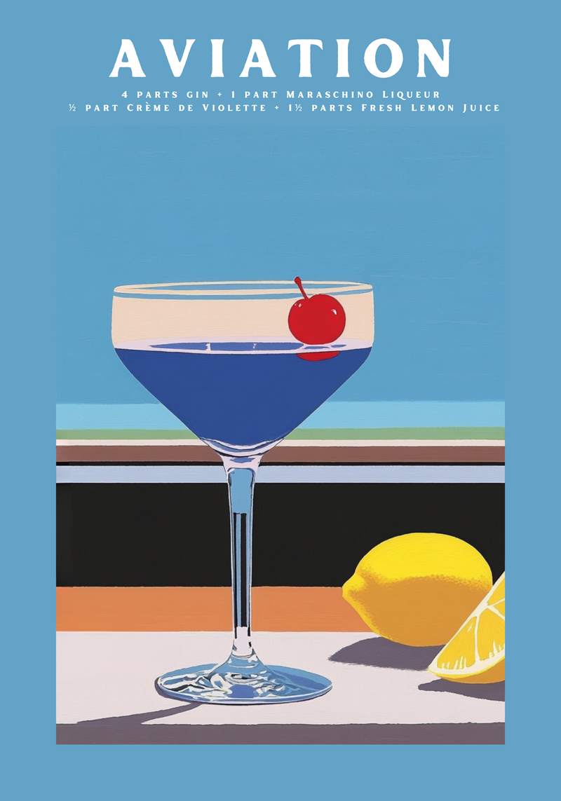 Aviation No.2 Drink Poster