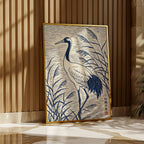 Blue Crane Linocut Poster – i rum 3