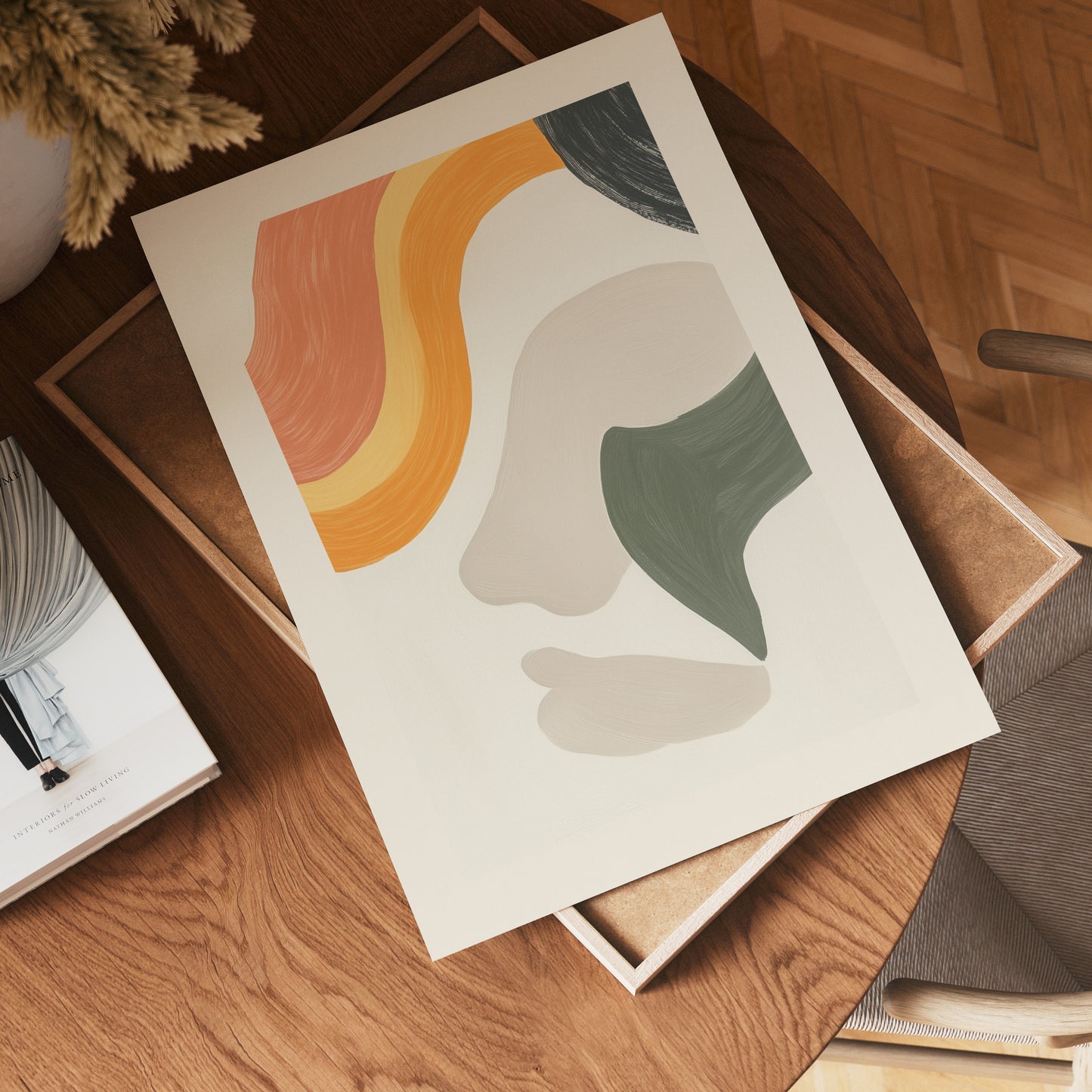 Abstract Face Poster