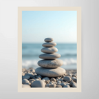 Personlig Poster med beige ram - Skapa din egen design