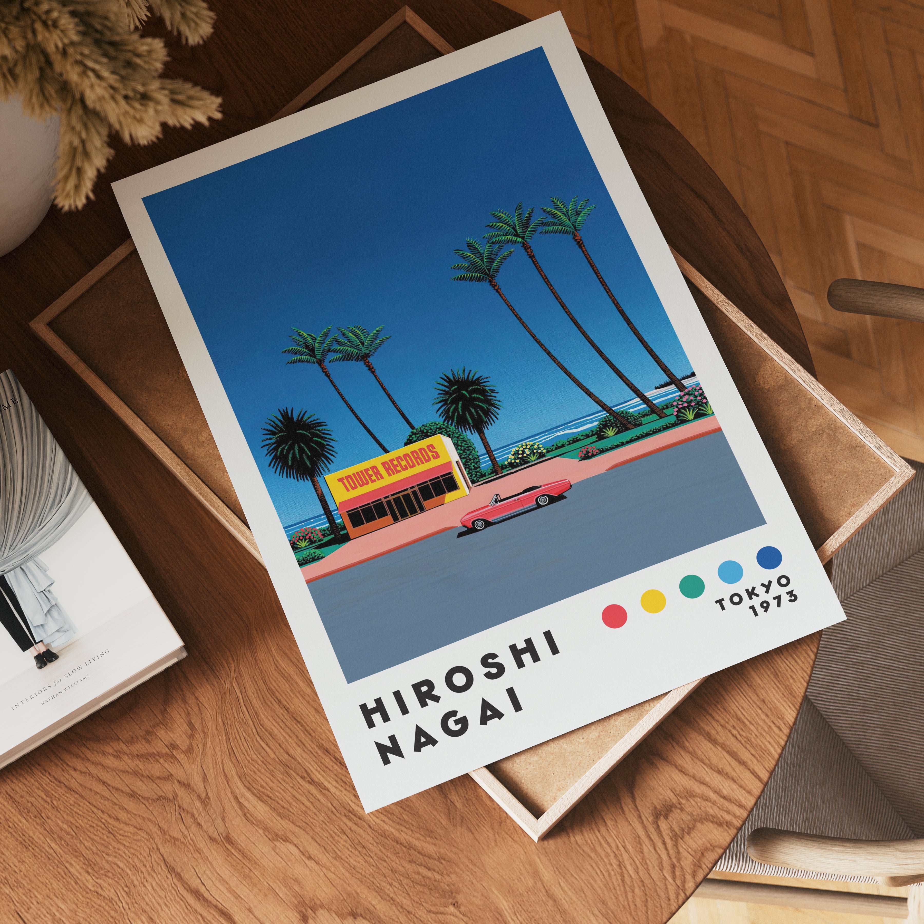 Hiroshi Nagai Tower Records Drive Poster