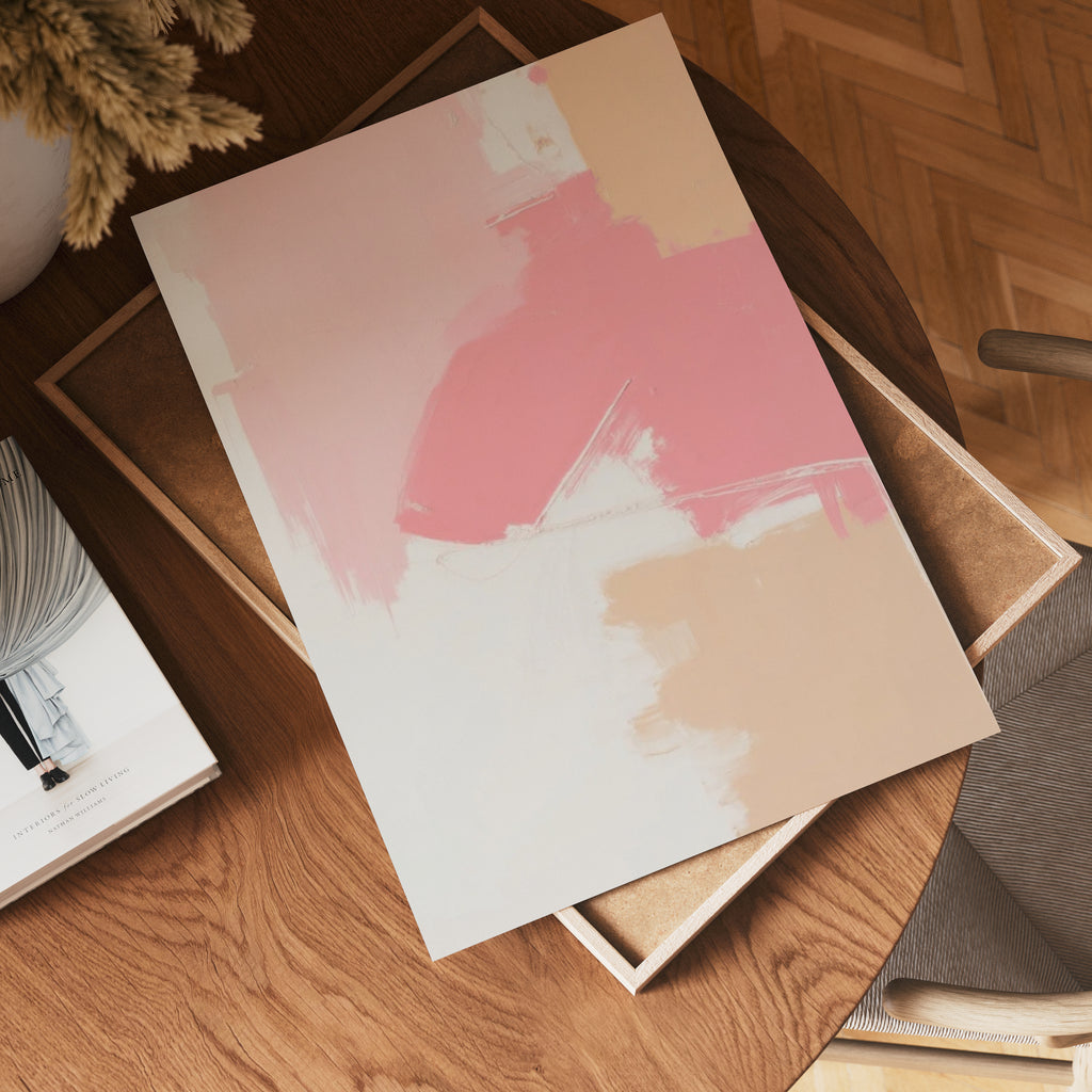Abstract Pink Poster