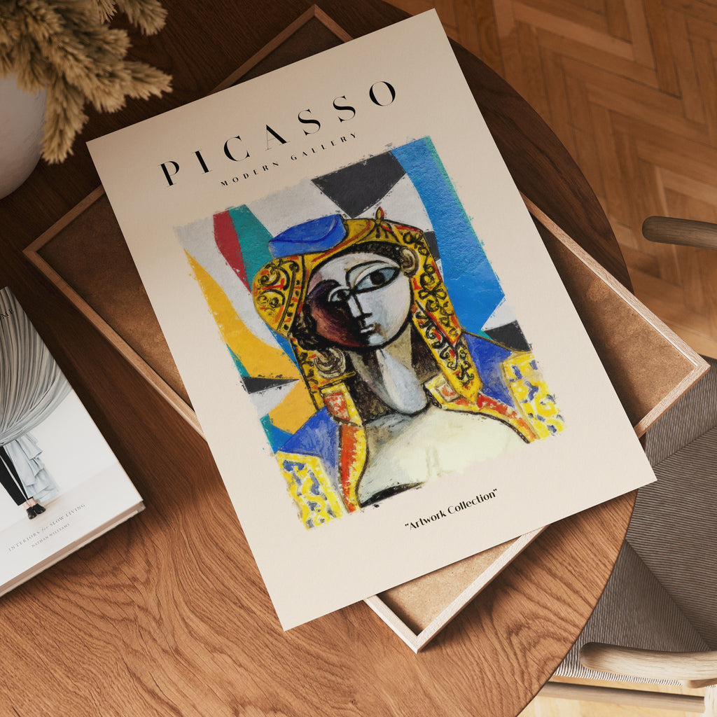 Picasso Inspired Royal Woman Poster