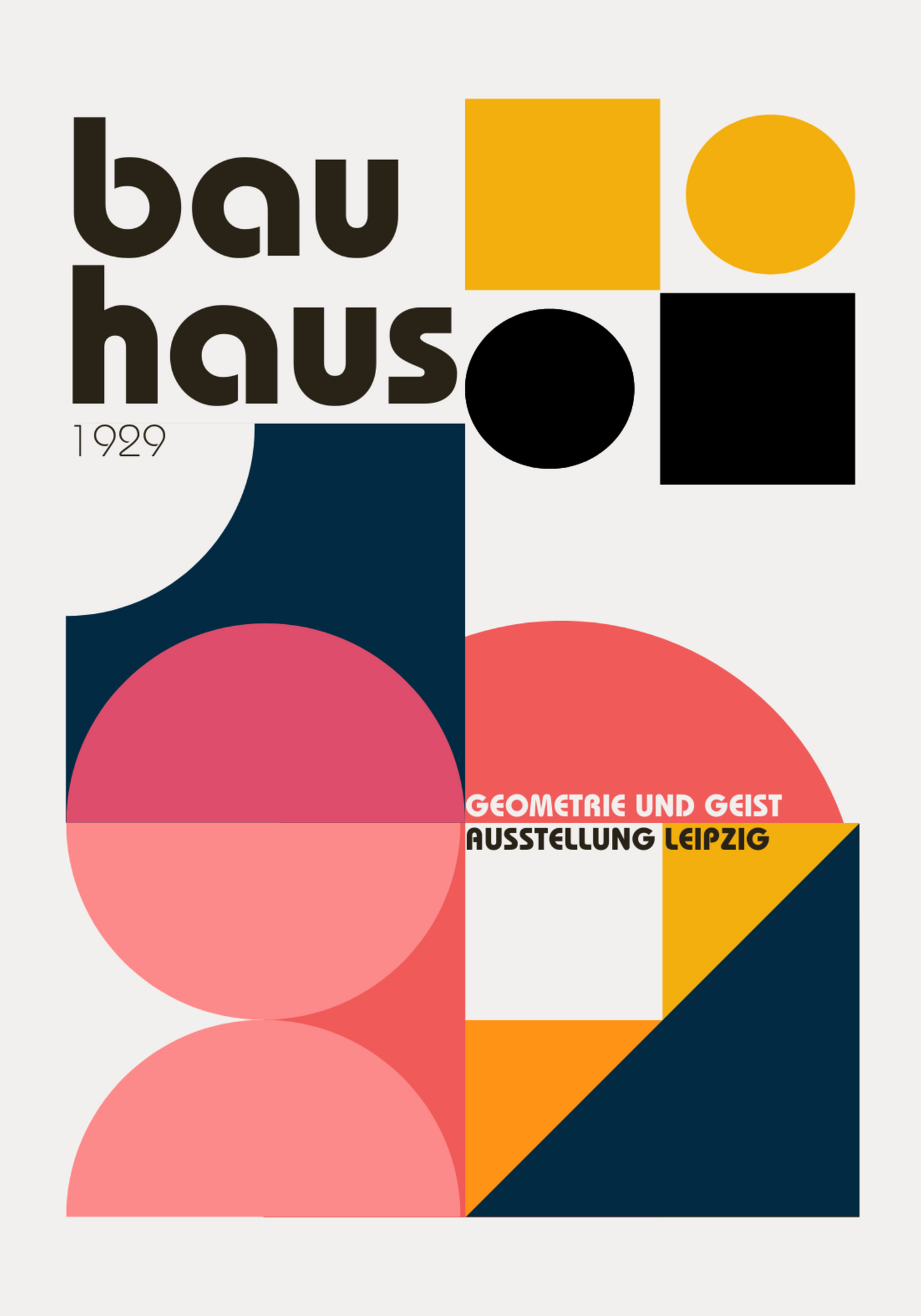 Bauhaus Leipzig Exhibition Poster