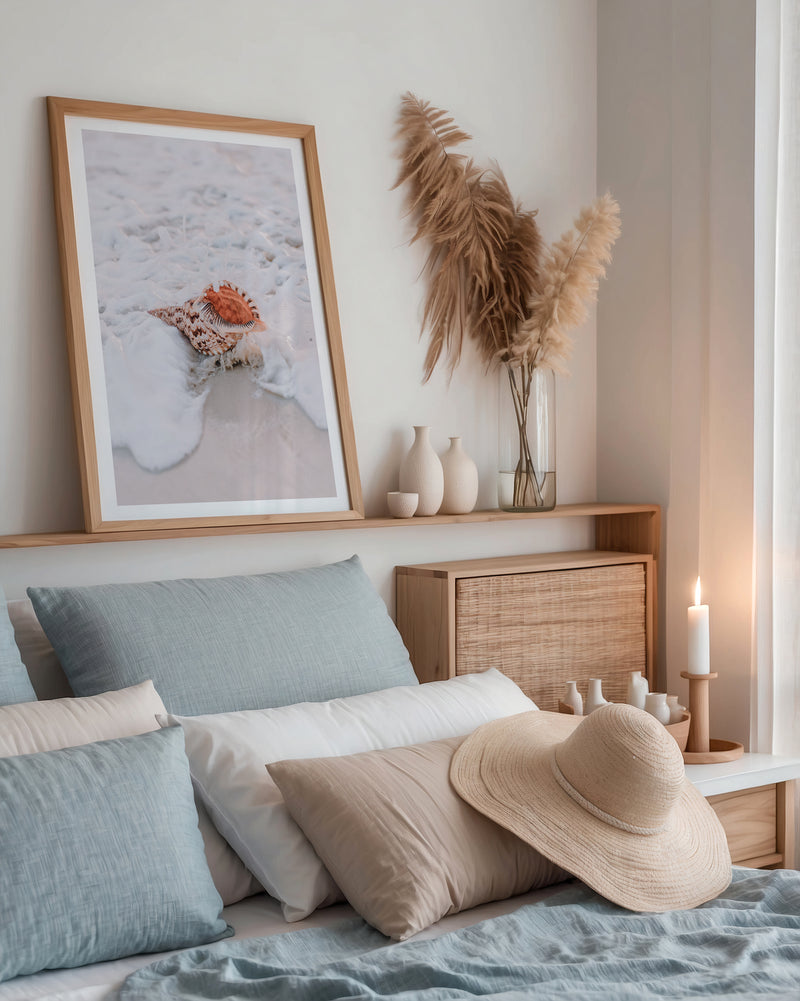 Seashell Mist Poster