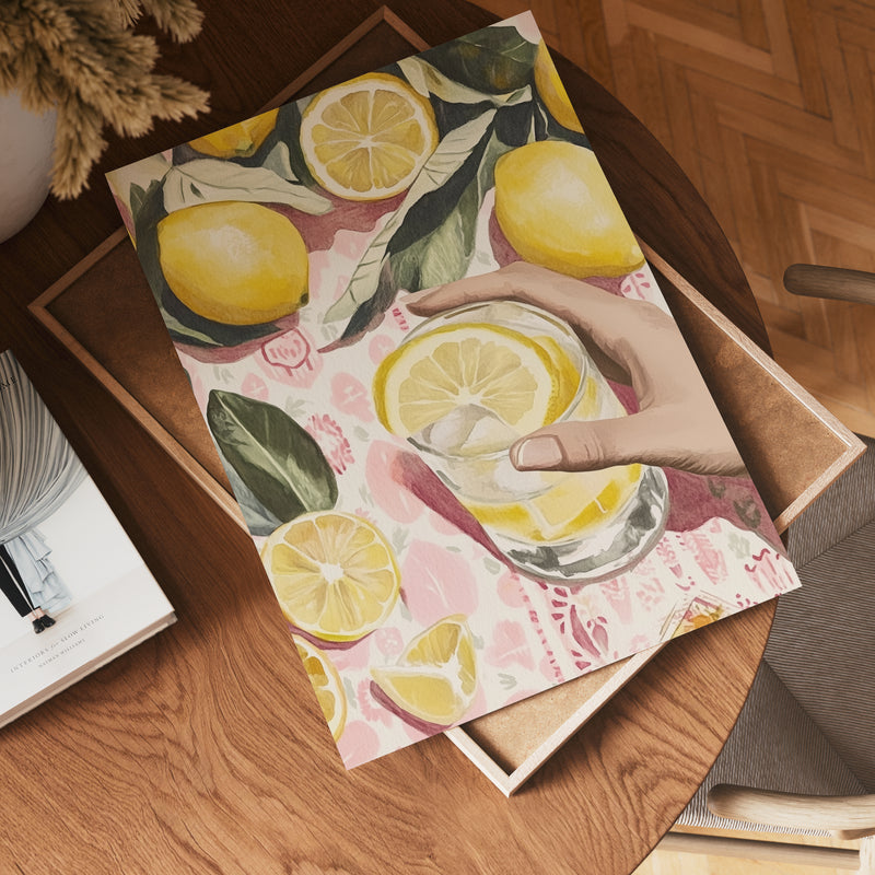 Lemon Delight Drink Poster