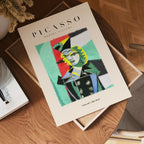 Picasso Style Fashion Portrait Poster