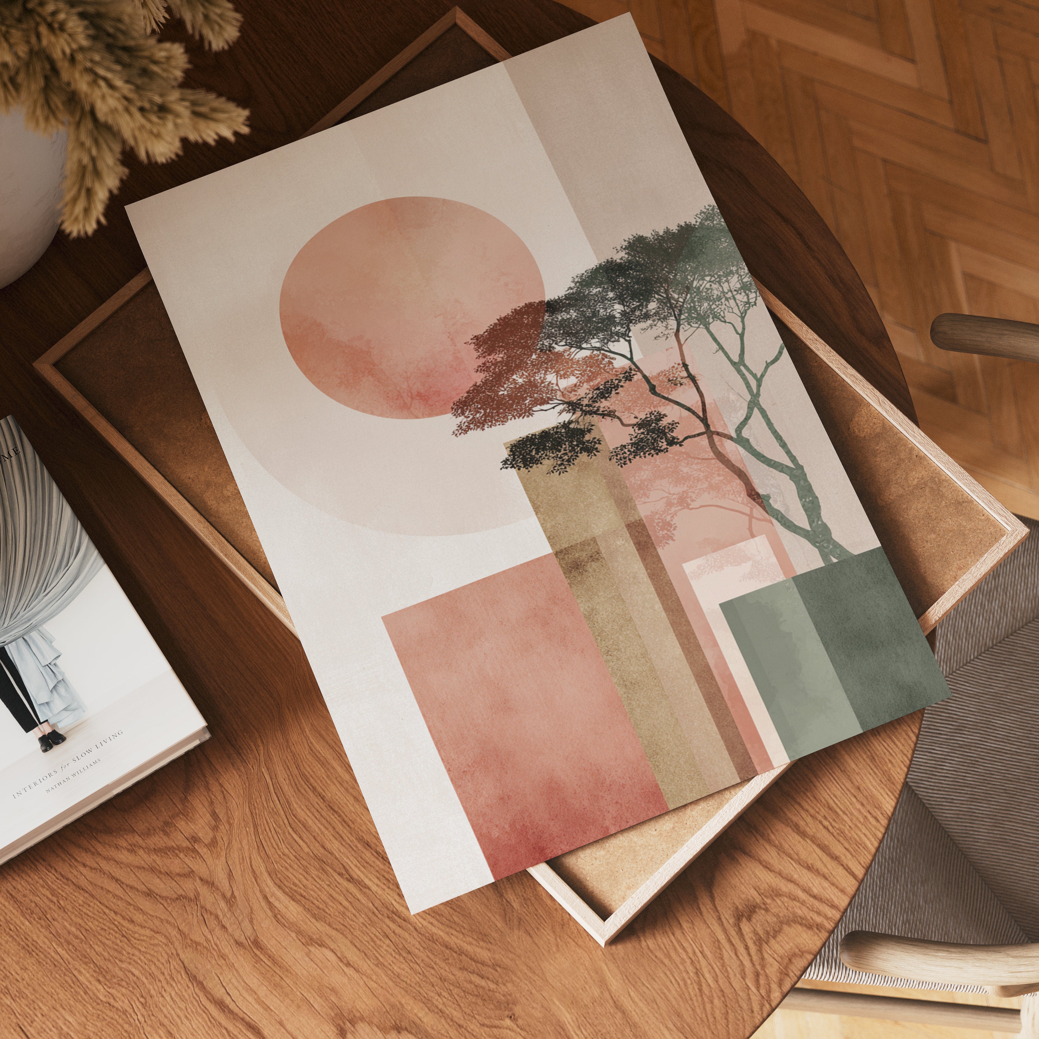 Silent Sun Geometry Poster