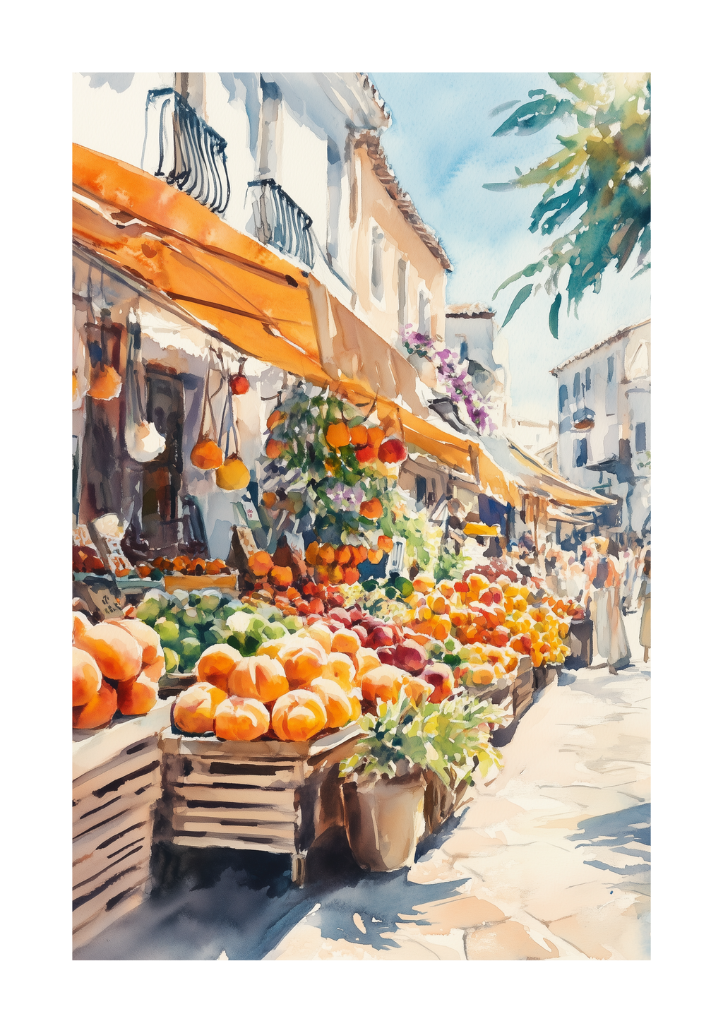 Mediterranean Market Poster