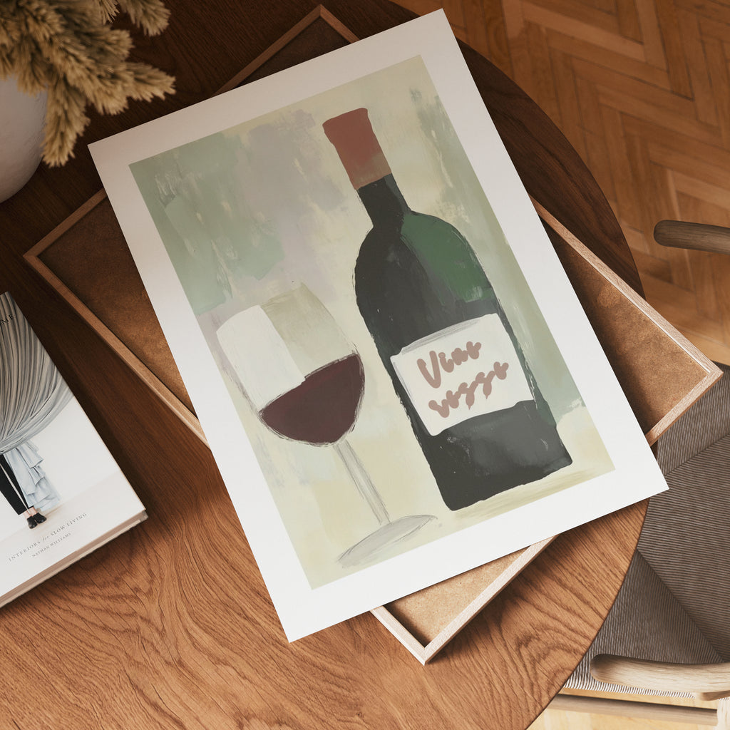Vino Rosso Poster