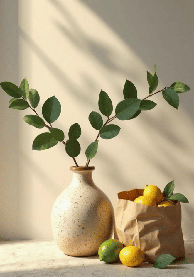 Ceramic Vase Lemon Love poster