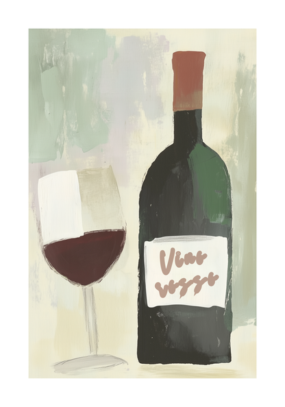 Vino Rosso Poster