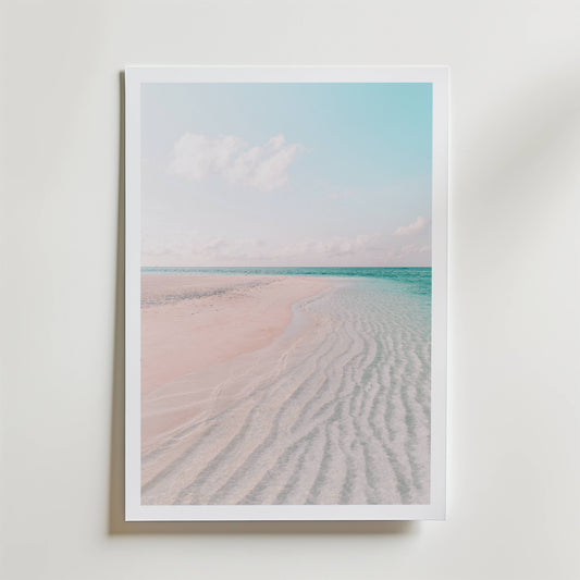 Pastel Shoreline Poster