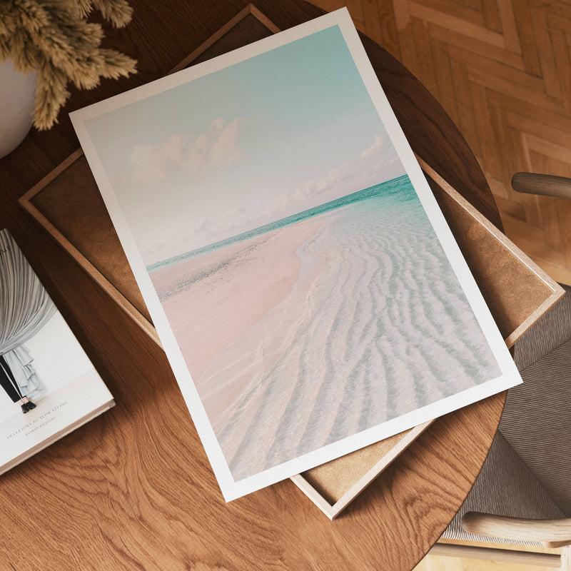 Pastel Shoreline Poster