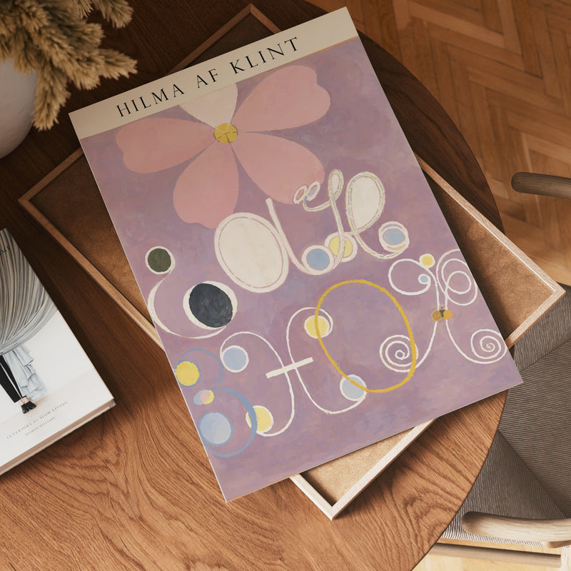Hilma af Klint The Pink Flower Poster