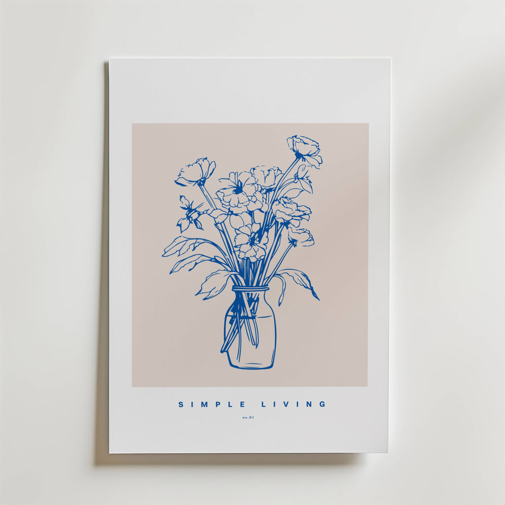 Simple Living Poster
