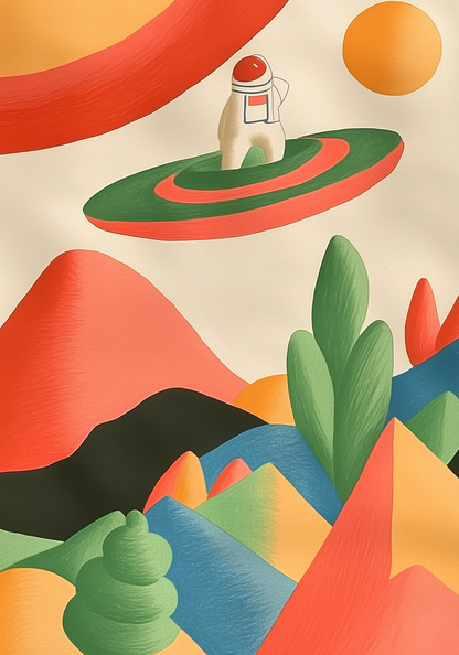 Cosmic Safari Poster