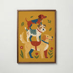 Dog Totem Poster – valnötsram