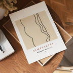 Simplicity Lines Poster