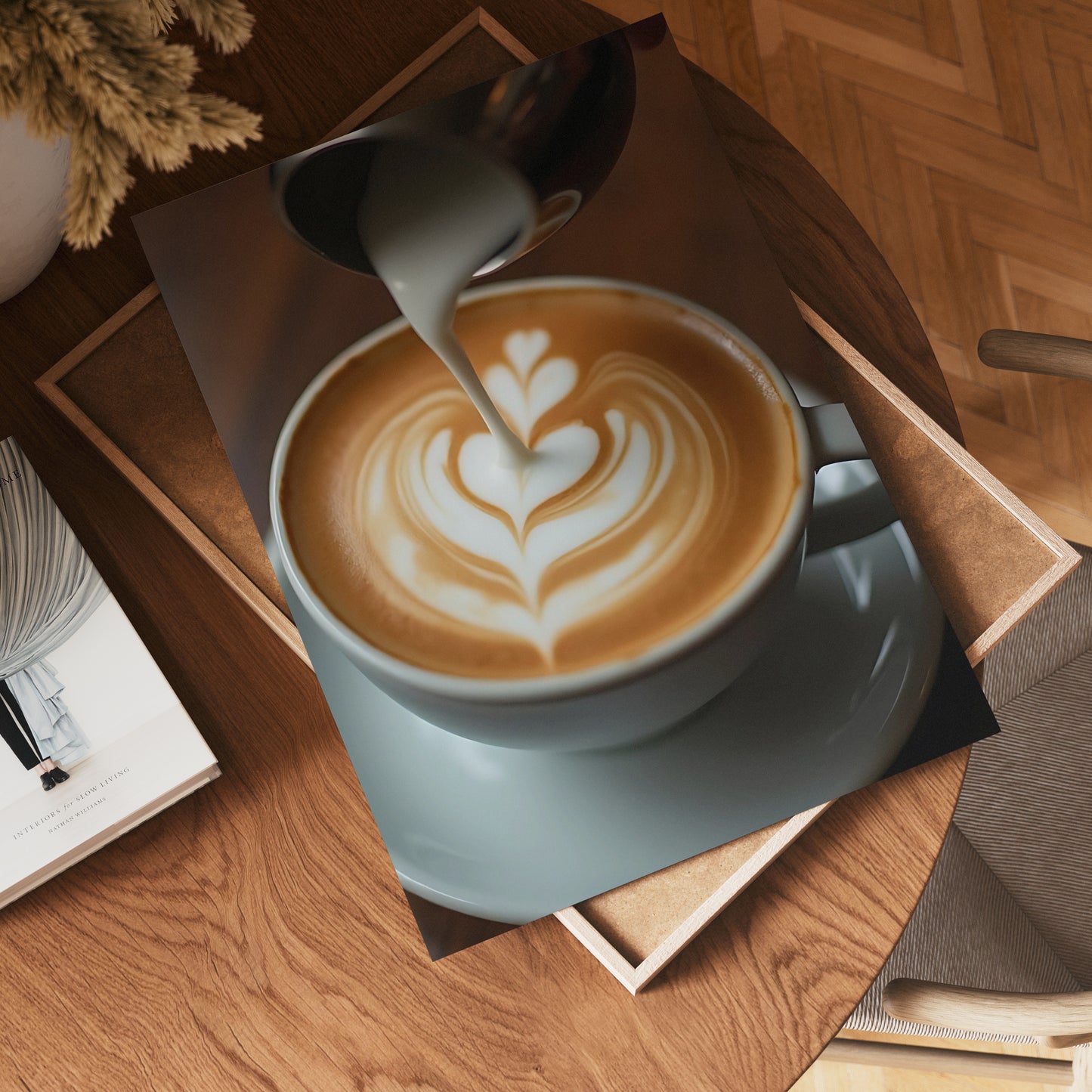 Elegant Barista Coffee Poster