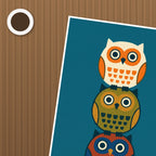 Owl Totem Poster – närbild på papper