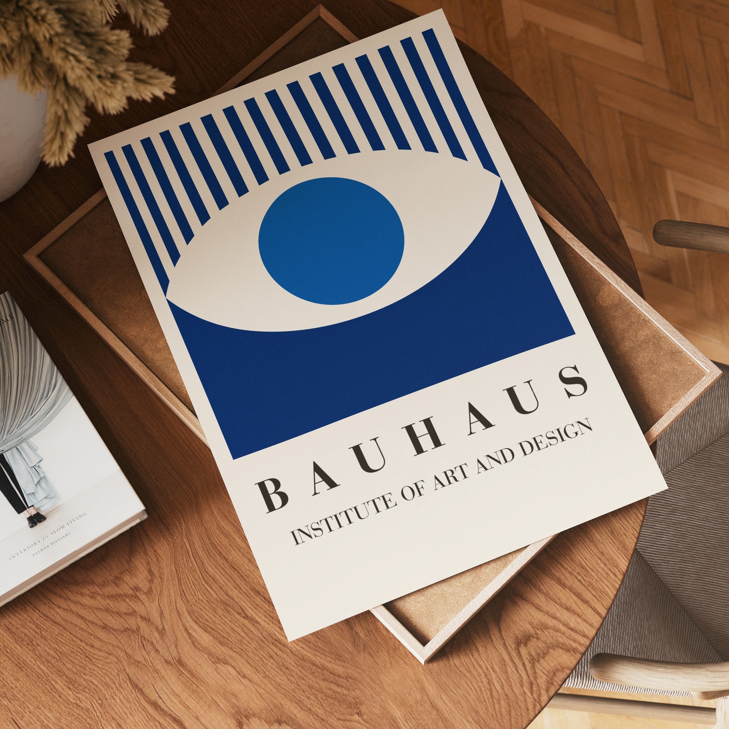 Bauhaus Blue Eye Poster