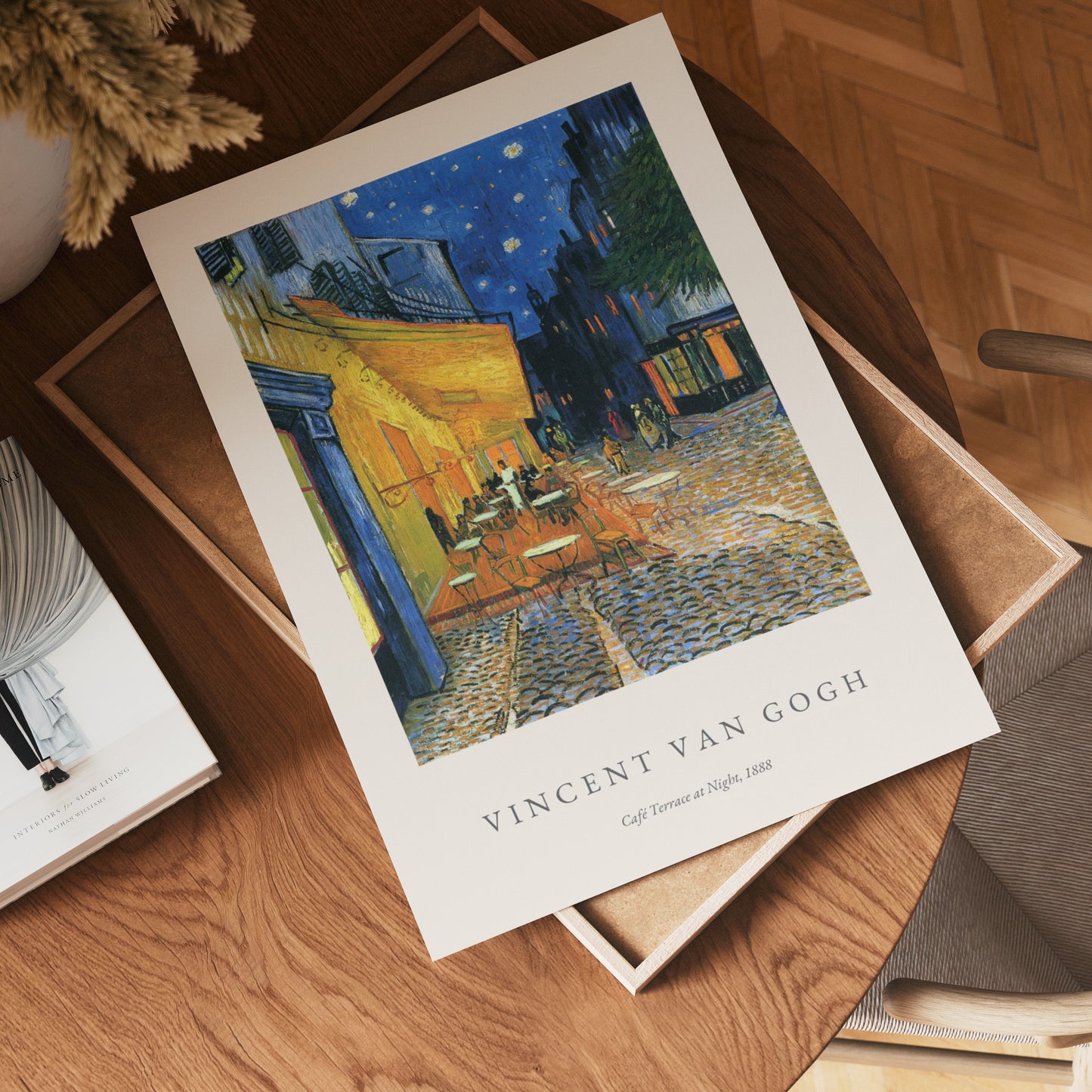 Van Gogh Cafe Terrace At Night Poster