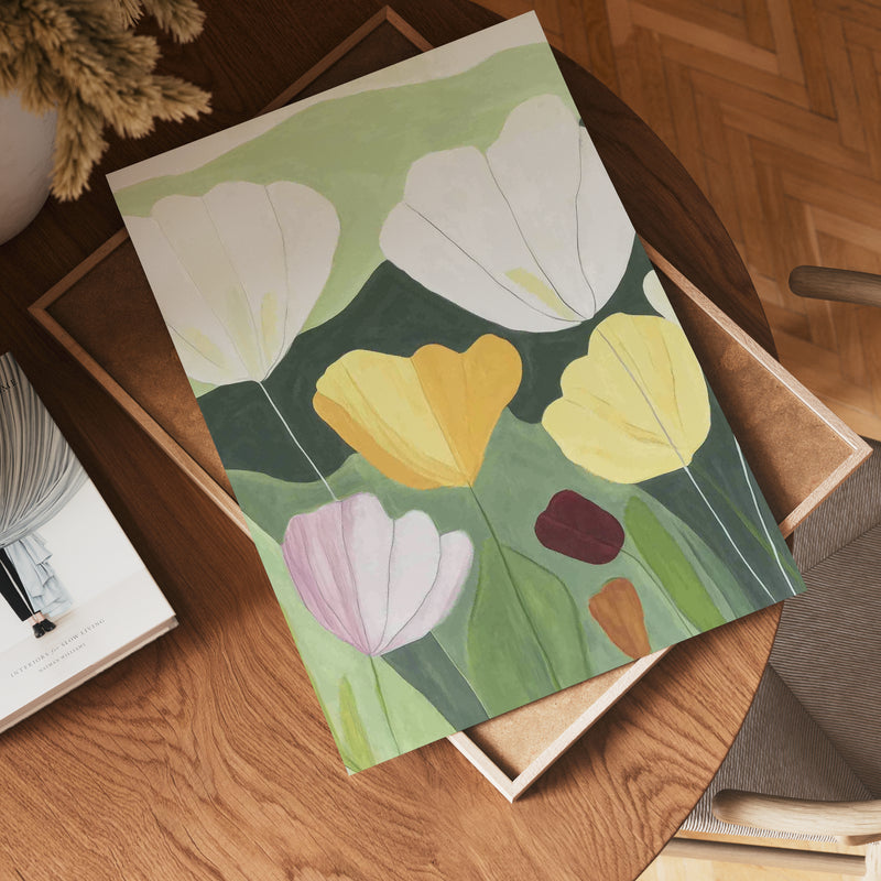 Blue Hydrangea Bliss Poster