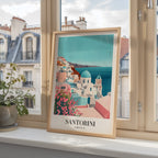 The Santorini Poster