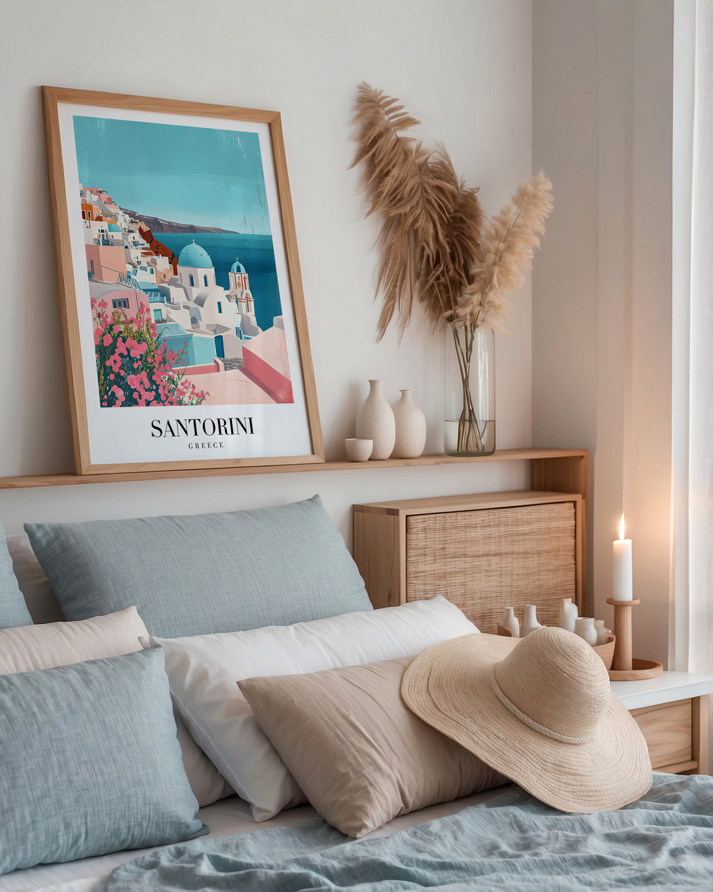 The Santorini Poster