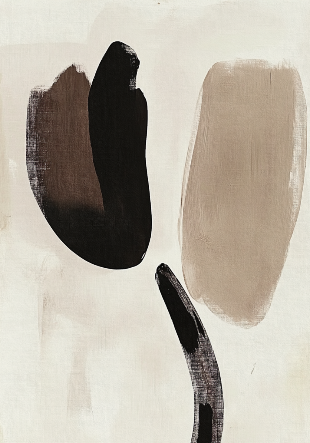 Monochrome Flow Poster