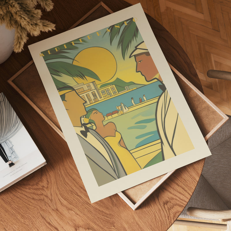 Vintage Mediterraneo Poster