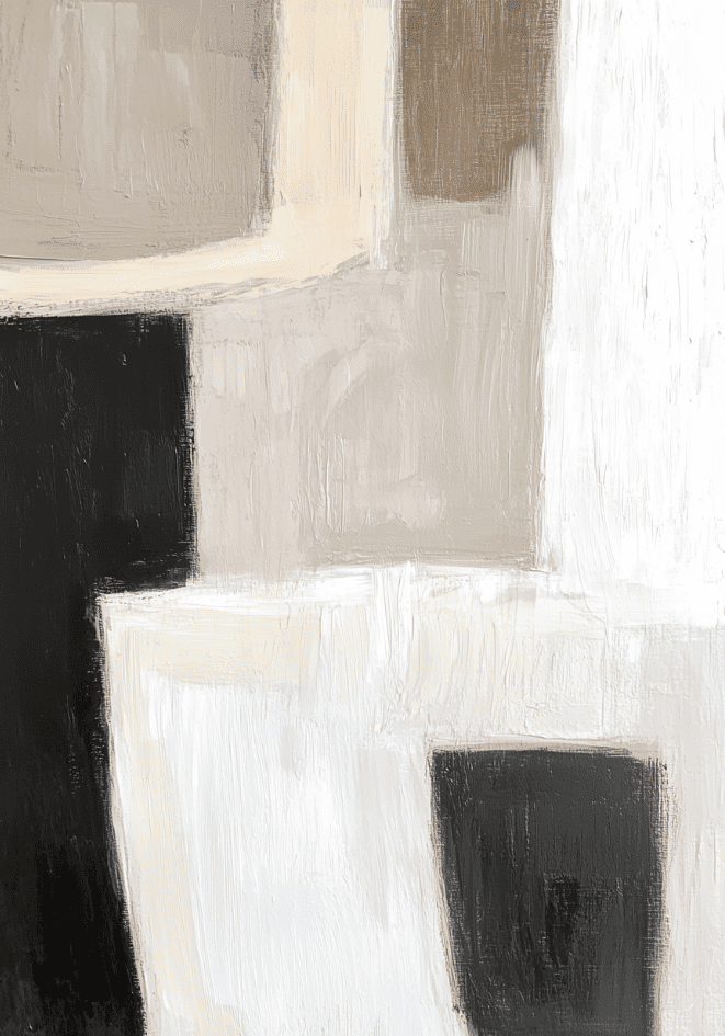 Abstract Balance Poster