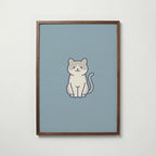 Bathroom Cat Poster – valnötsram