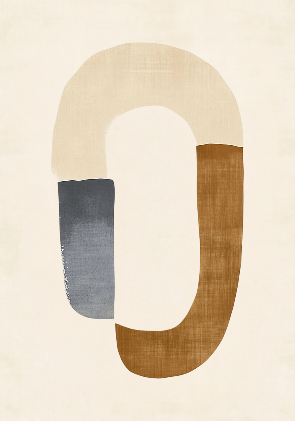 Abstract Shape Flow Poster