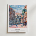 Petra Desert Heritage Poster