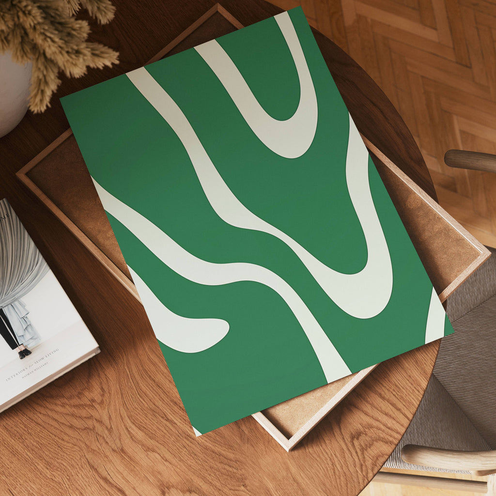 Verdant Waves Poster