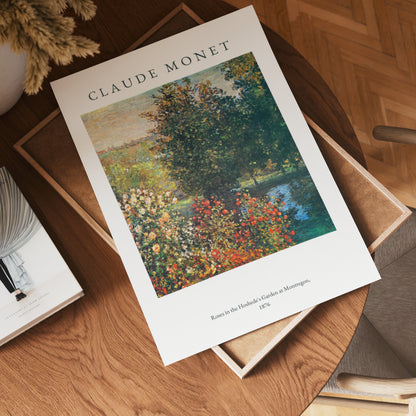 Claude Monet Garden At Montregon Poster