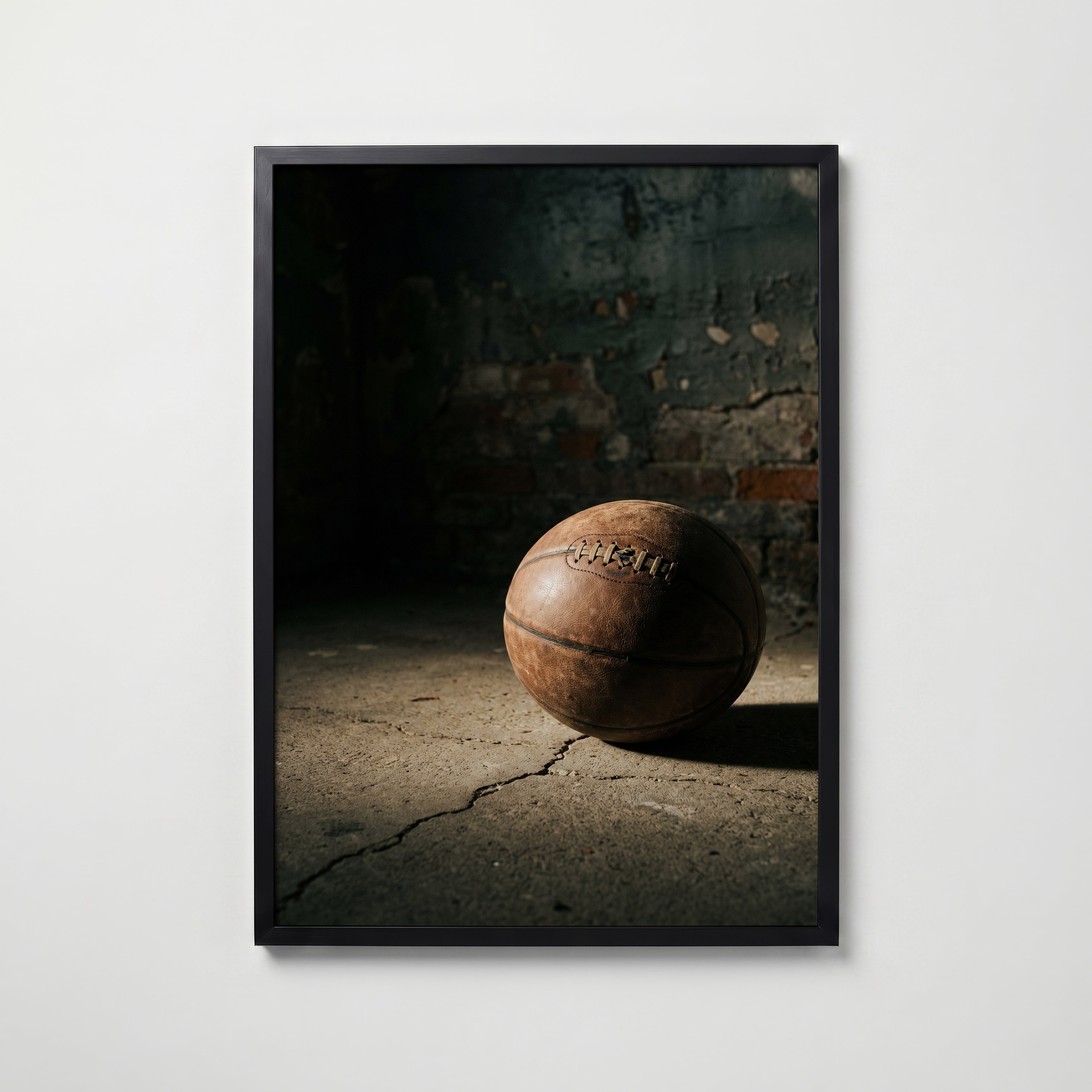 Basketball Poster – svart ram
