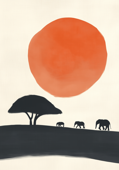 Savanna Silence Poster