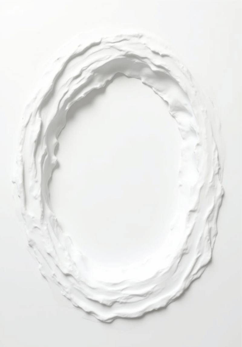 Abstract White Movement No.3 Poster