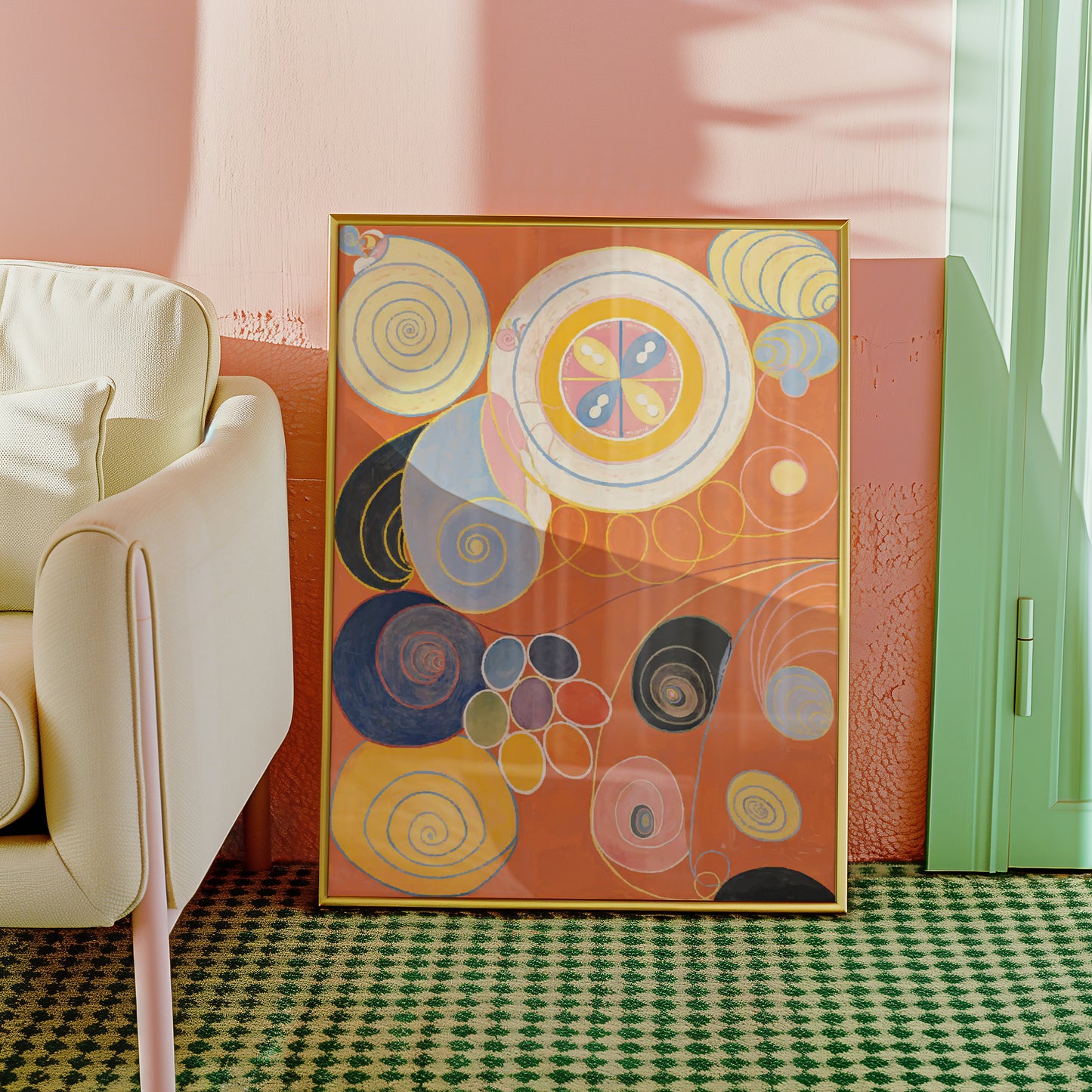 Hilma af Klint Spirals of Creation Poster