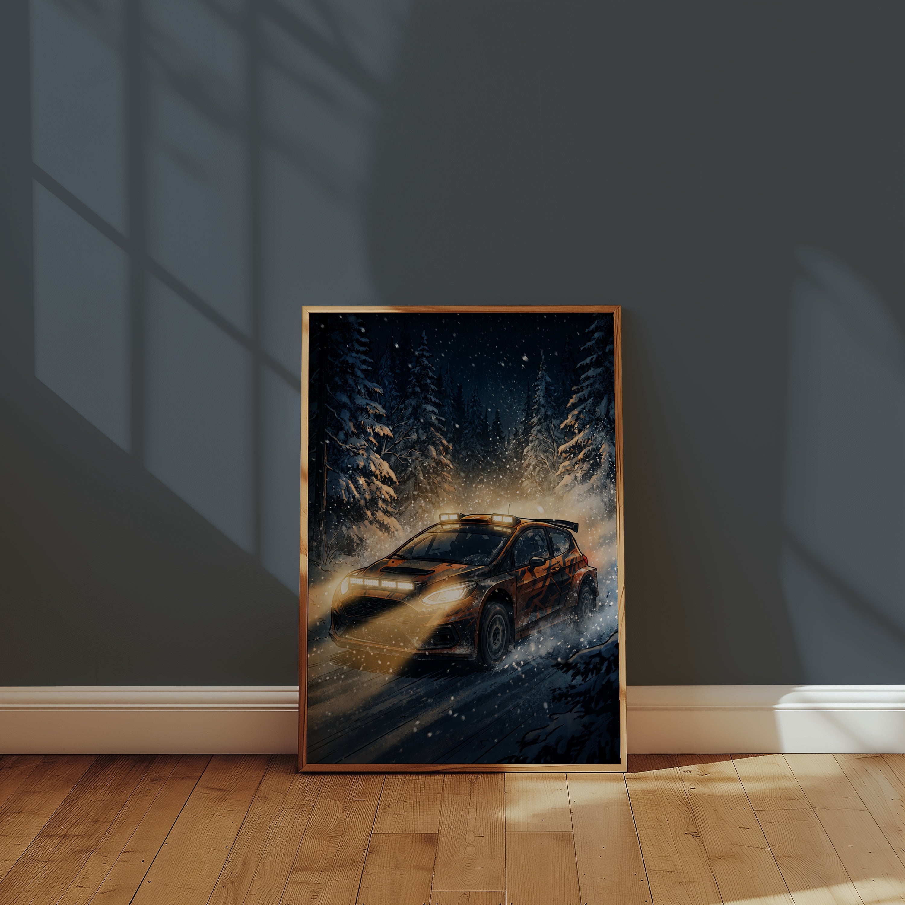 Snow Rally Poster – i rum 3