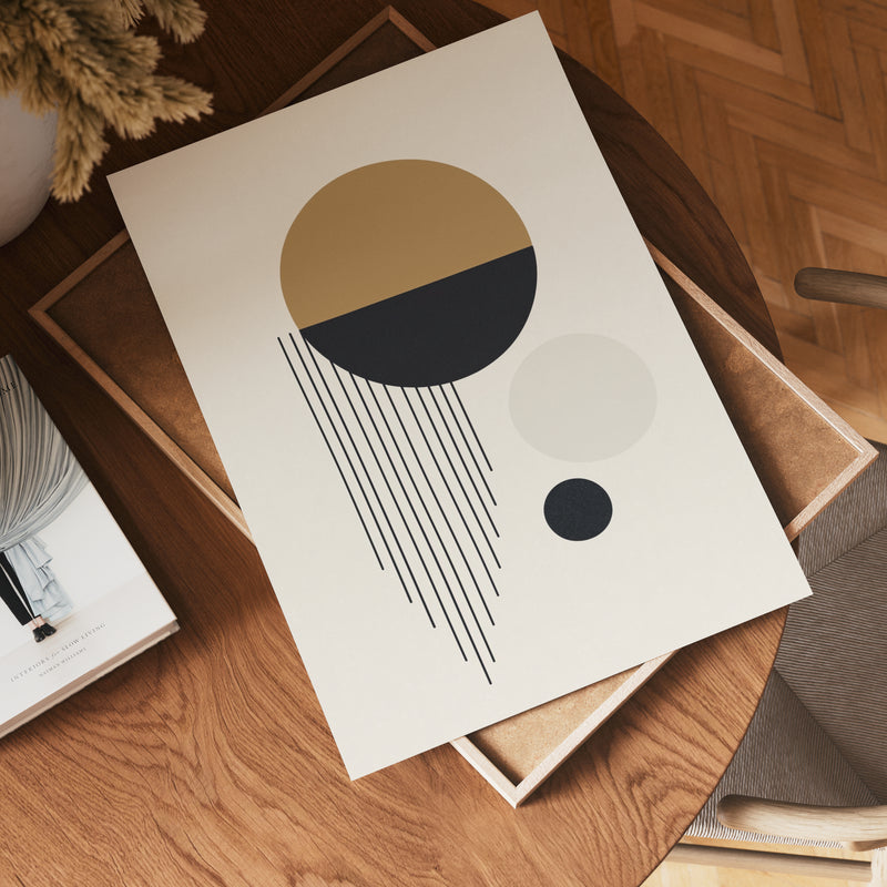 Golden Eclipse Drop Poster