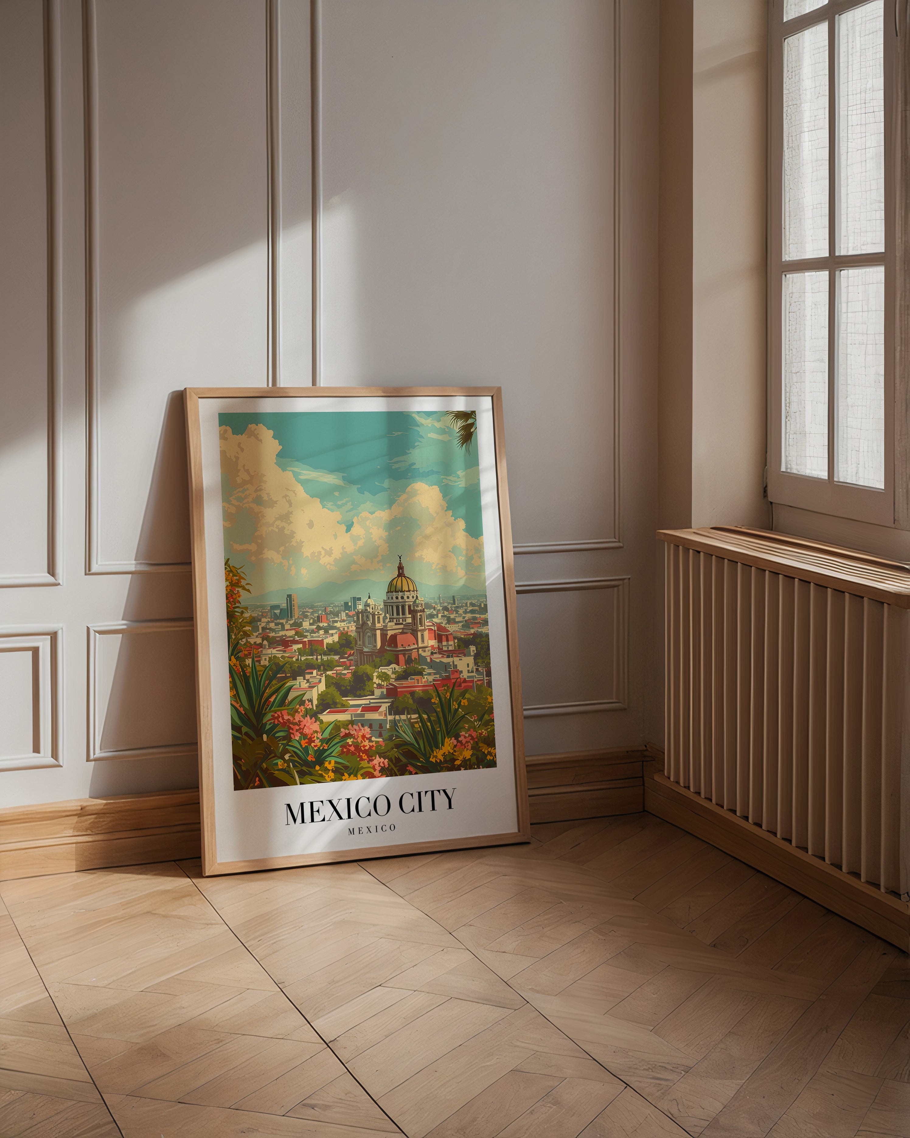 Colors Of Mexico City Poster