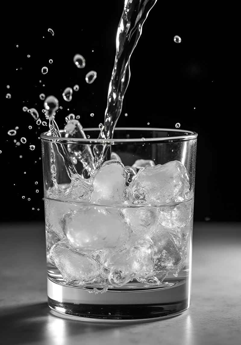 Ice Cold Water Splash Poster