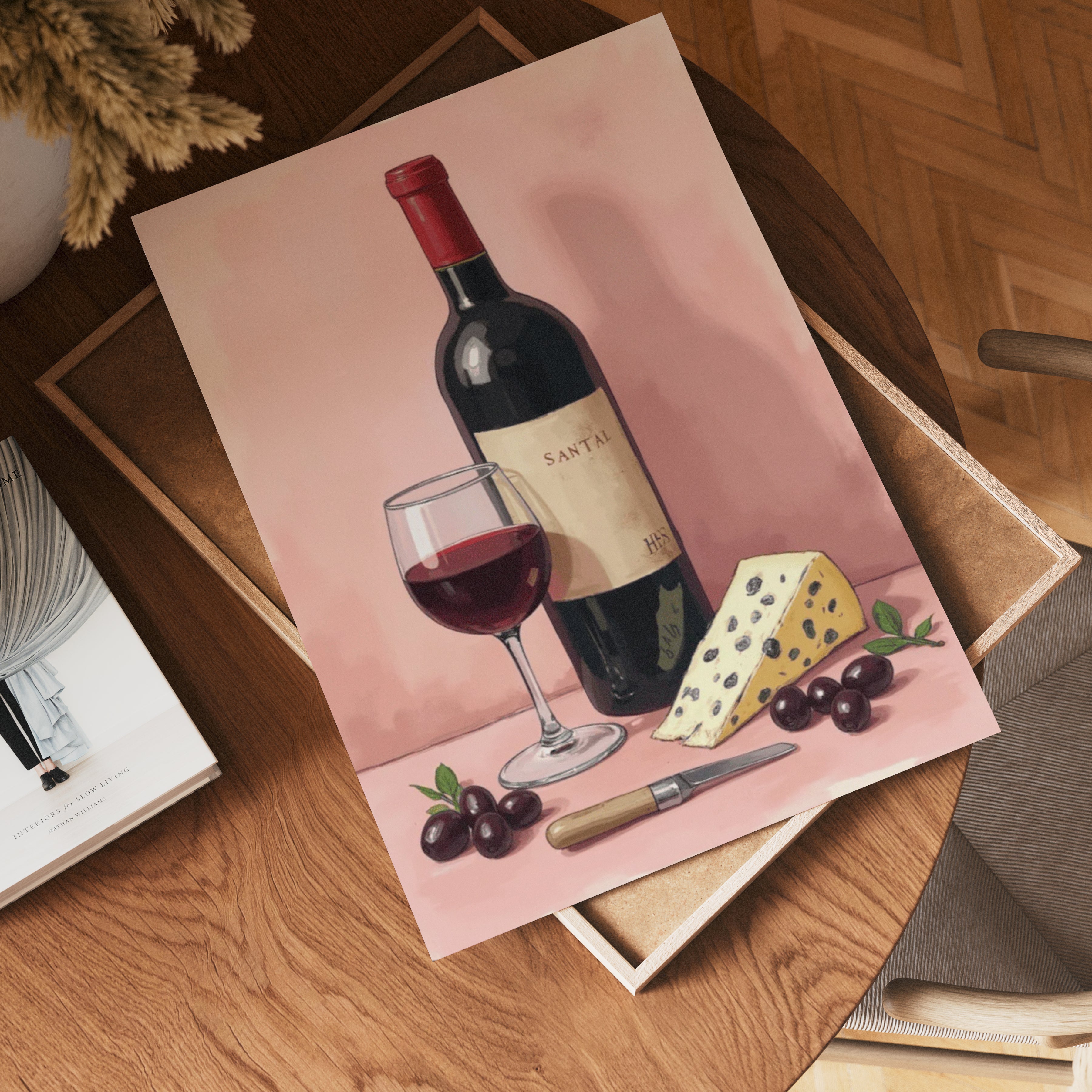Wine And Cheese Poster