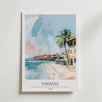 Hawaii Shoreline Escape Poster