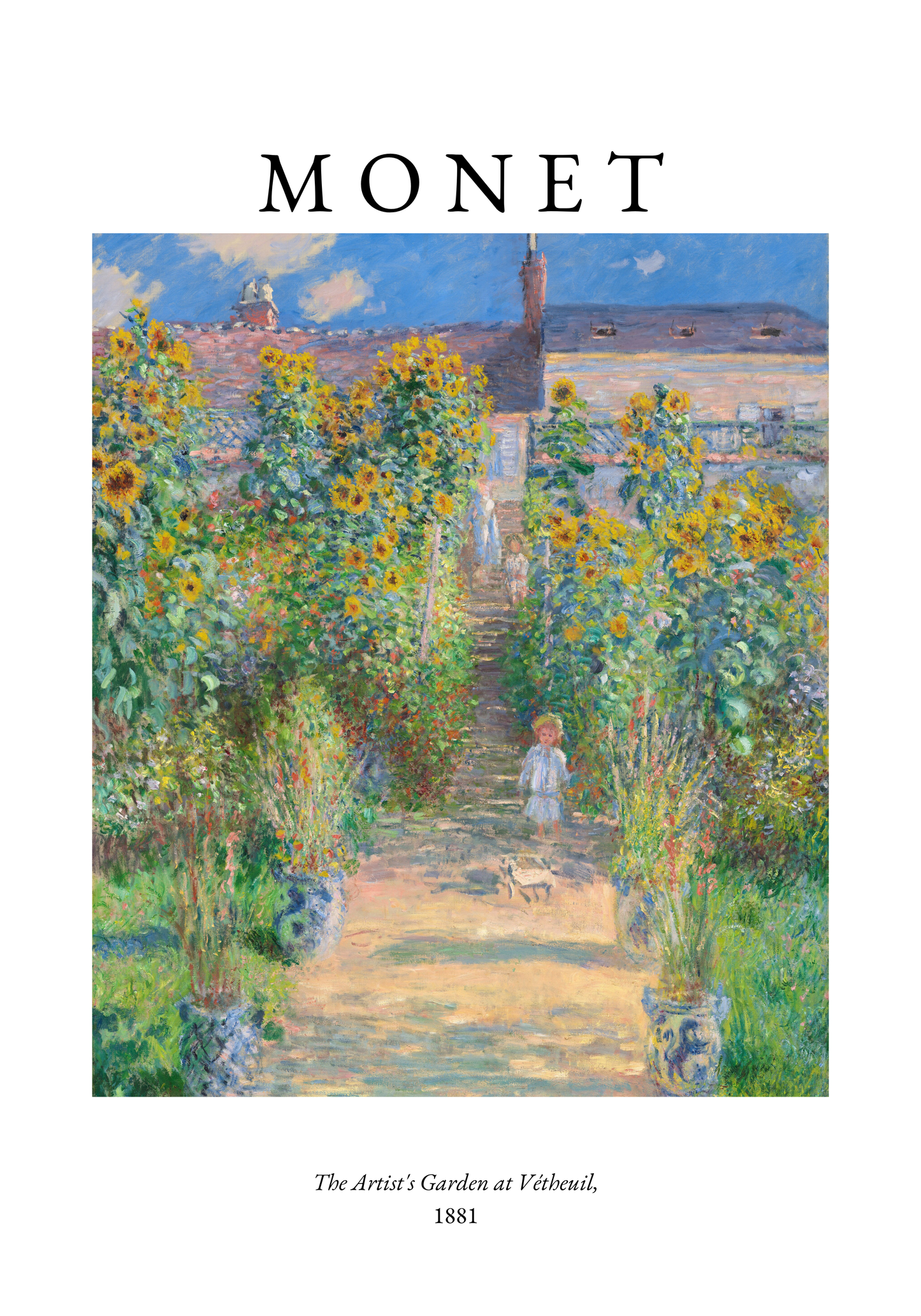 Claude Monet The Artist´s Garden Poster