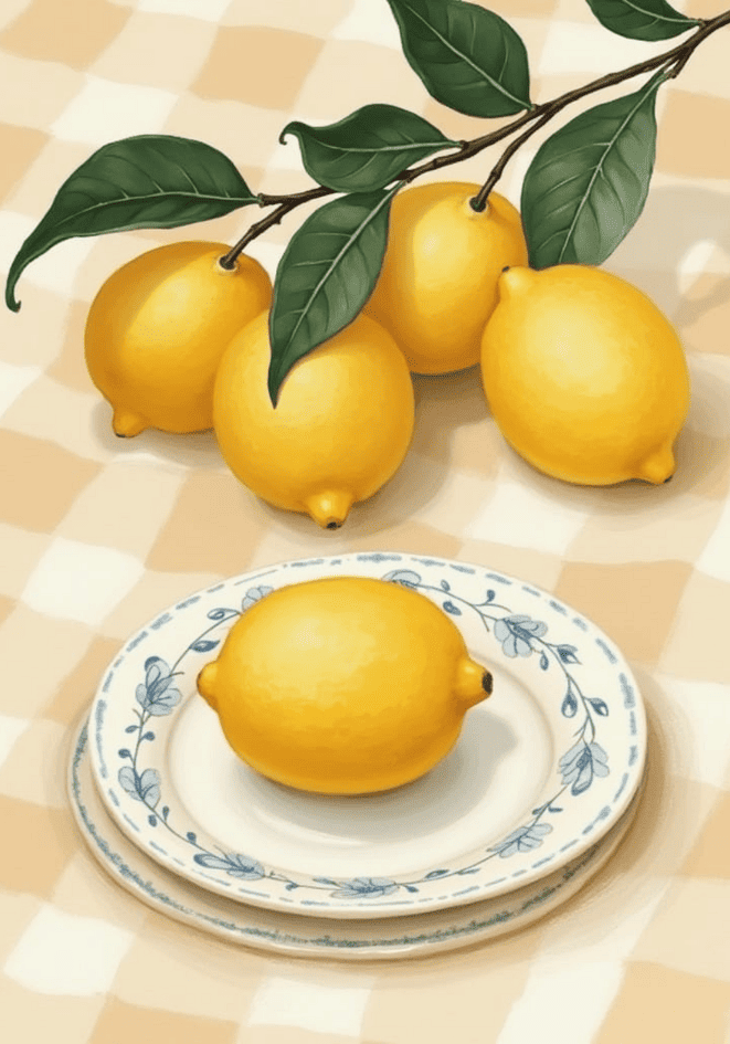 Lemon Picnic No.2 Poster